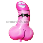 Надувной шарик в виде пениса Diverty Sex, розовый - Фото №1