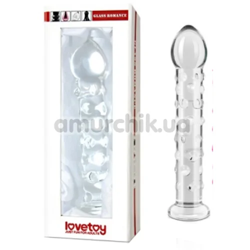 Фаллоимитатор LoveToy Glass Romance 7, прозрачный