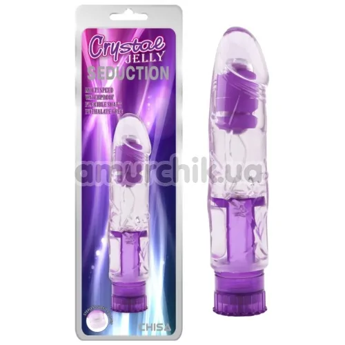 Вібратор Crystal Jelly Seduction, фіолетовий