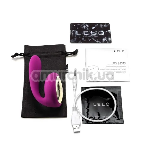 Вибратор Lelo Tara Deep Rose (Лело Тара), фиолетовый
