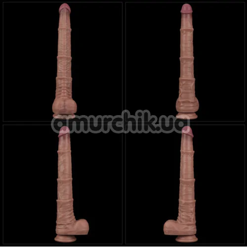 Фаллоимитатор Dual-Layered Silicone Nature Cock LV411302, светло-коричневый