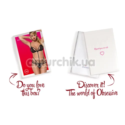 Боді Obsessive Wonderia, чорне