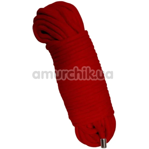 Веревка для бондажа DS Fetish 20 M Metal, красная
