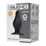 Анальна пробка SilexD Premium Silicone Plug Model 2 Size M, чорна - Фото №2