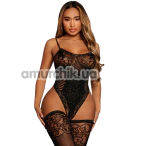 Комплект JSY Sexy Lingerie WW7238, черный: боди + чулки - Фото №1