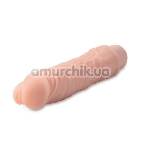 Вібратор Dr. Skin Silicone Dr. David 8, тілесний