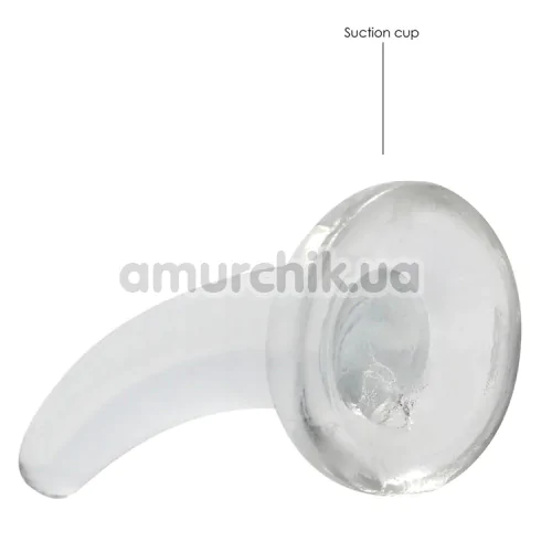 Фаллоимитатор Realrock Crystal Clear Dildo 5, прозрачный