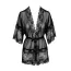 Пеньюар Kissable Midnight Kiss Negligee, черный - Фото №7