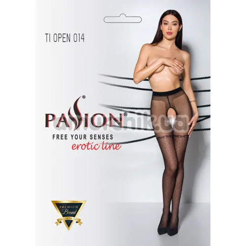 Колготки Passion Free Your Senses Tiopen 014, черные