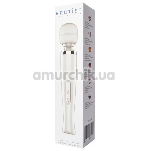 Универсальный массажёр Erotist 561009, белый