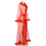 Пеньюар Star Night Sensual Feather Night Robe, красный - Фото №2