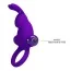 Віброкільце Pretty Love Vibrant Penis Ring I, фіолетове - Фото №6