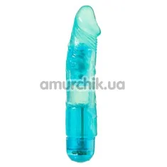 Вібратор Jelly Joy 20847, 17.5 см блакитний - Фото №1