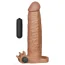 Насадка - подовжувач пеніса з вібрацією Lovetoy Pleasure X-Tender Series LV1064, коричневая - Фото №1