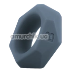 Ерекційне кільце для члена Boners Diamond Cock Ring, синє - Фото №1