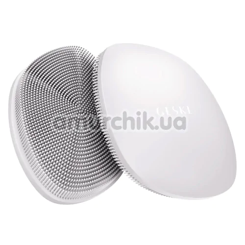 Щетка для лица Geske Facial Brush 4 in 1, светло-серая - Фото №1