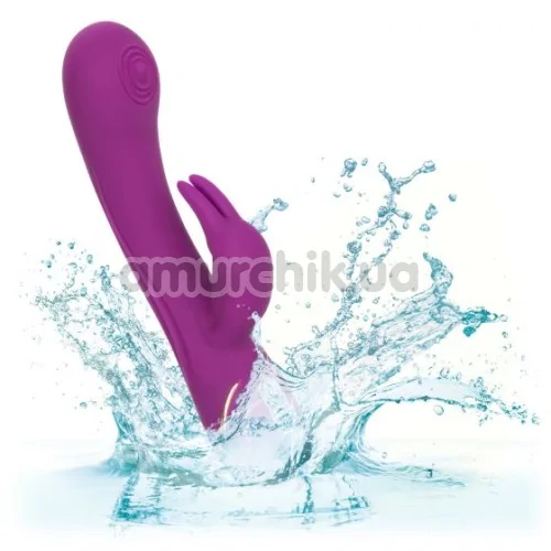 Вібратор Jack Rabbit Signature Silicone Thumping Rabbit, фіолетовий