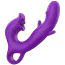 Вибратор для клитора и точки G Sweet Play G-Spot Vibrator With Clitoral Licking & Flapping A17, фиолетовый - Фото №7