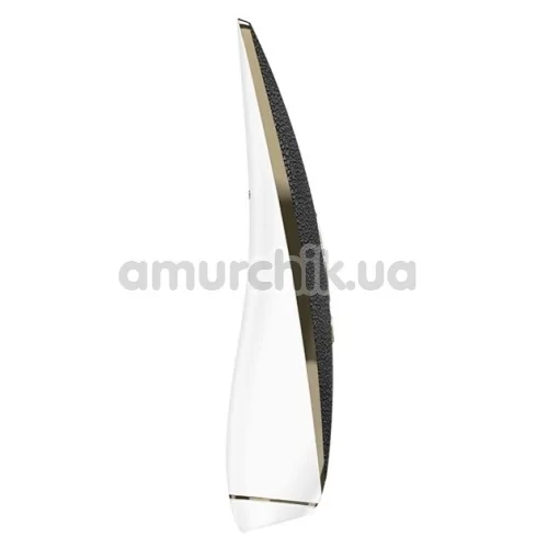 Симулятор орального секса с вибрацией для женщин Satisfyer Haute Couture, бело-черный