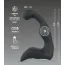 Вибростимулятор простаты Rebel Rechargeable Prostate Stimulator, черный - Фото №8