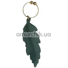 Прикраса для пупка Navel Noveltic Ring with Green Leaf - Фото №1