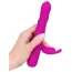 Вибратор с ротацией XouXou Rotating Pearl Rabbit Vibrator, розовый - Фото №8