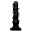 Анальний вібратор Thunderplugs Silicone Vibrating & Squirming Plug with Remote Control, чорний - Фото №2