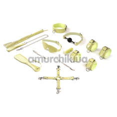 Бондажний набір Liebe Seele Macaron Beginner's Bondage Kit 9pcs, жовтий - Фото №1