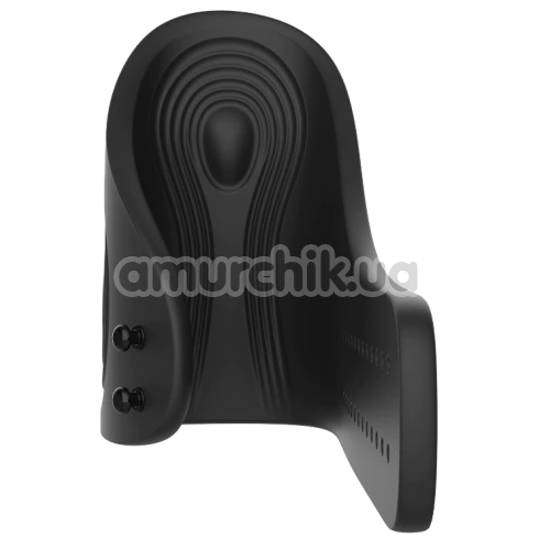 Виброкольцо для члена Ramrod Adjustable Vibrating Cockring, черное