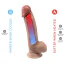 Фалоімітатор Silexd Supreme Edition Real Skin Model 1 Size 8, тілесний - Фото №11