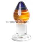 Анальна пробка Joyride Premium GlassiX 09, прозора - Фото №1