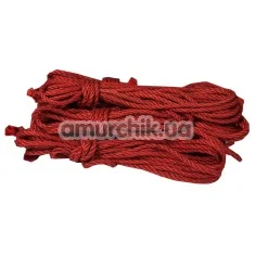 Веревка Shibari Studio, красная - Фото №1
