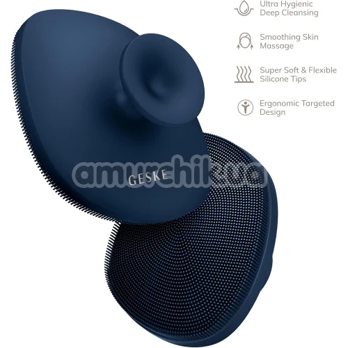 Щітка для тіла Geske Body Brush 4 in 1 Suction Mount, синя