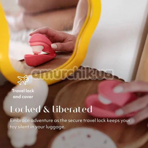 Симулятор орального секса для женщин Womanizer Liberty 2, розовый