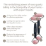 Роликовый массажер Geske Rose Quartz Face & Body Roller 5 in 1, черный - Фото №6