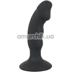 Анальна пробка з вібрацією Black Velvets Rechargeable Plug, чорна - Фото №1