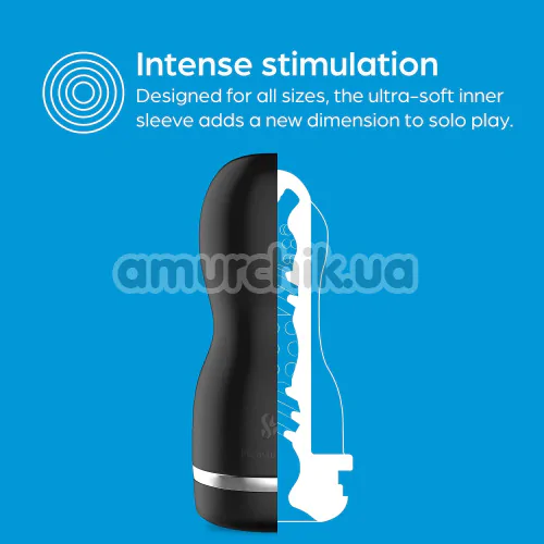 Мастурбатор So Divine Reusable Pleasure Cup, черный