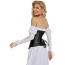 Корсет Star Night Sexy Leather Zipper Corset, черный - Фото №7
