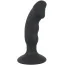 Анальная пробка с вибрацией Black Velvets Rechargeable Plug, черная - Фото №1