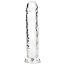 Фалоімітатор Realrock Crystal Clear Dildo Straight 8, прозорий - Фото №1