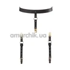 Підтяжки Bijoux Indiscrets Maze Suspender Belt For Underwear And Stockings, чорні - Фото №1