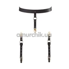 Подтяжки Bijoux Indiscrets Maze Suspender Belt For Underwear And Stockings, чёрные - Фото №1