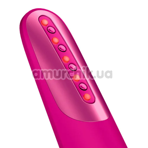 Ліфтинг-масажер для обличчя Geske Skin Firming Wand 7 in 1, яскраво-рожевий