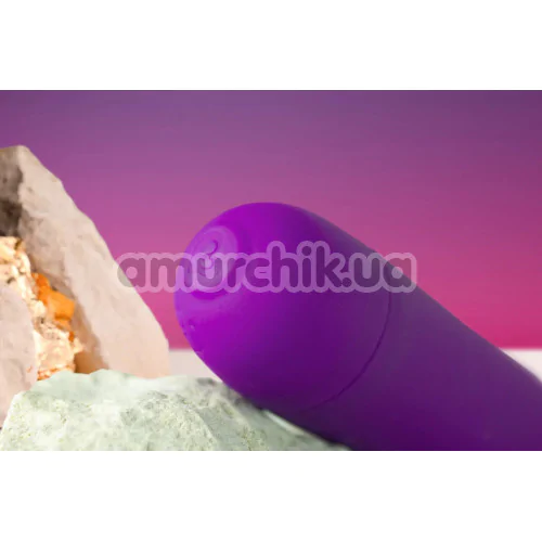 Универсальный вибромассажер Rocks-Off Glo-Girl Wand, фиолетово-розовый