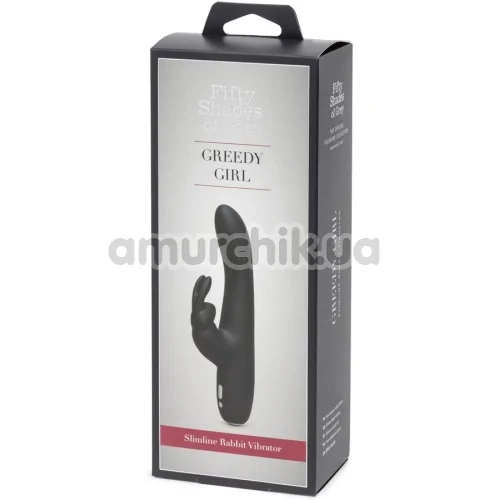 Вибратор Fifty Shades of Grey Greedy Girl Slimline Rabbit Vibrator