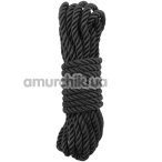 Мотузка Classic Silk Bondage Rope 5 м, чорна - Фото №1