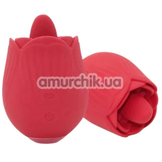 Кліторальний вібратор Sweet Em Rose Massager, червоний - Фото №1