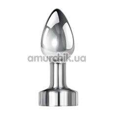 Анальная пробка с вибрацией Gender X Rockin Metal Plug Mini, серебряная - Фото №1