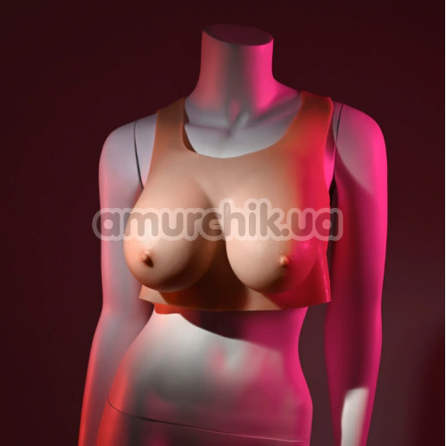 Накладні груди Gender X Undergarments Plate D-Cup, тілесні