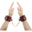 Фиксаторы для рук Liebe Seele Wine Red Leather Handcuffs with Rose Gold Hardware, бордовые - Фото №9